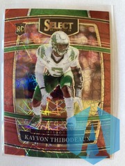 2022 Panini Select Draft Kayvon Thibodeaux #1 Red Lazer Prizm Concourse SP RC